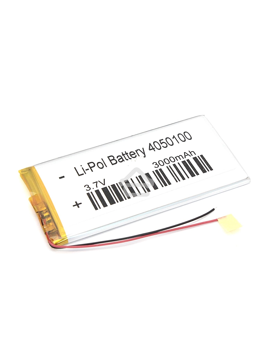 Аккумулятор Li-Pol (батарея) 4*50*100мм 2pin 3.7V/3000mAh