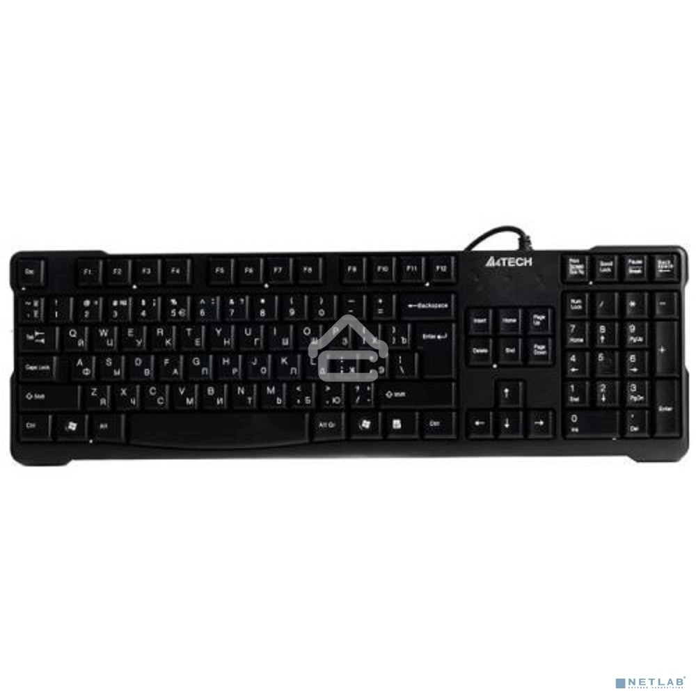 Клавиатура проводная A4Tech KR-750 черный USB