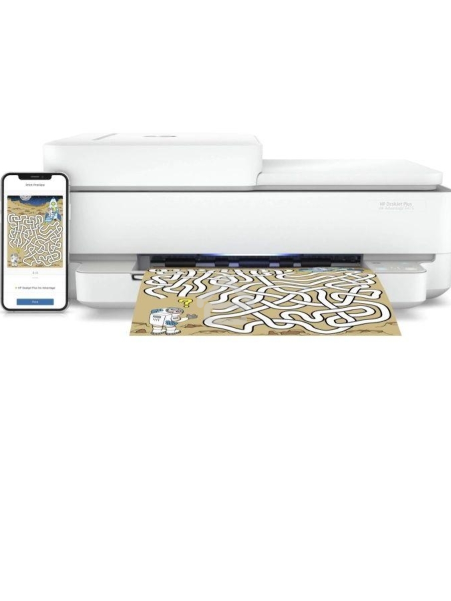 МФУ струйный HP DeskJet Ink Advantage 6475 (5SD78C), A4, цветной, печ. до 20 стр/мин. (ч/б) до 17 стр/мин. (цвет), скан. до 7 стр/мин. (ч/б) 3 стр/мин. (цвет), 1200x1200dpi, USB, Wi-Fi, Air Print