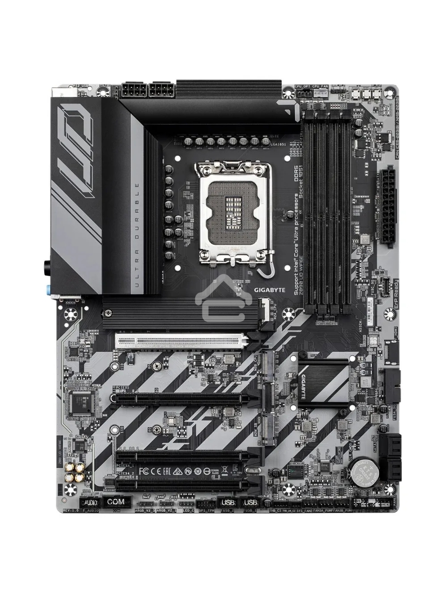 Материнская плата Gigabyte Z890 UD WIFI6E, LGA 1851, Intel Z890, 4xDDR5, 4xSATA, 3xM.2, 1xPCIe 5.0 x16, 2xPCIe 4.0 x4, 1xPCIe 4.0 x1, 1xDP, 1xUSB-C, 1x 2.5Gb LAN, 4xUSB-A 3.2 Gen 1, 1xUSB-A 3.2 Gen 2, 4xUSB-A 2.0, 1xUSB4, 3x3.5 мм, 7.1, ATX