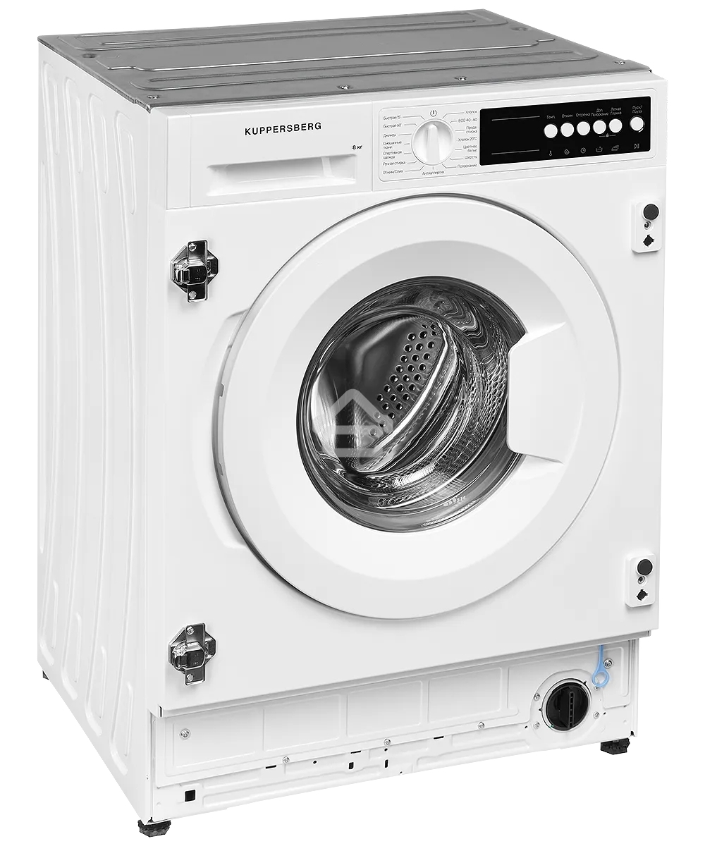 Встраиваемые стиральные машины Kuppersberg WM 540, 8кг 1400 об/мин, инвертер, 15 программ, 81.9х59.8х55 см