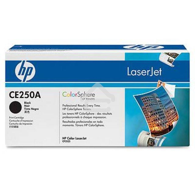 Картридж лазерный HP CE250A черный для CLJ CM3530/CP3525 5000стр.