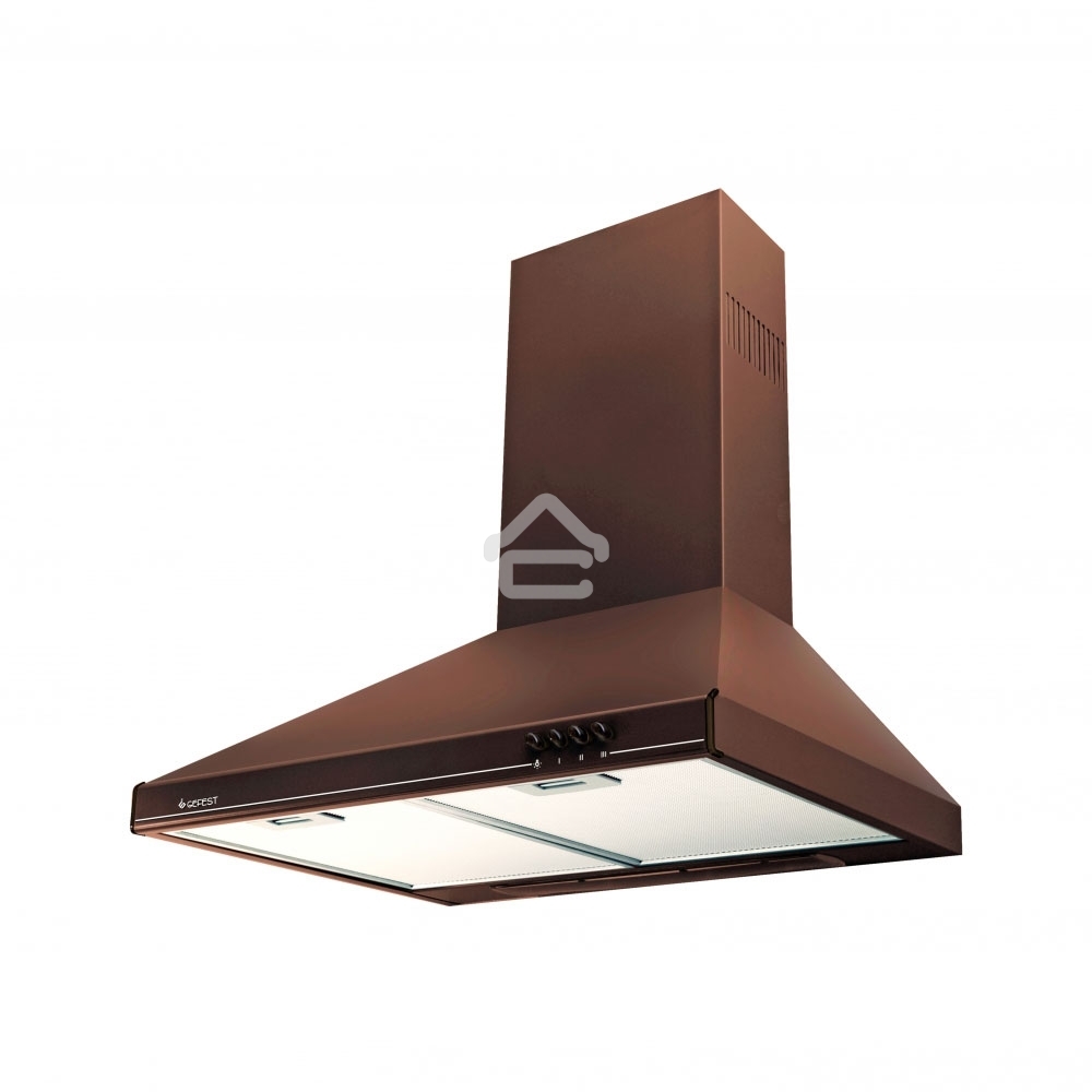 Вытяжка каминная Gefest ВО 11 К47 коричневый, 50 см, 300 куб. м/ч, 75 дБ