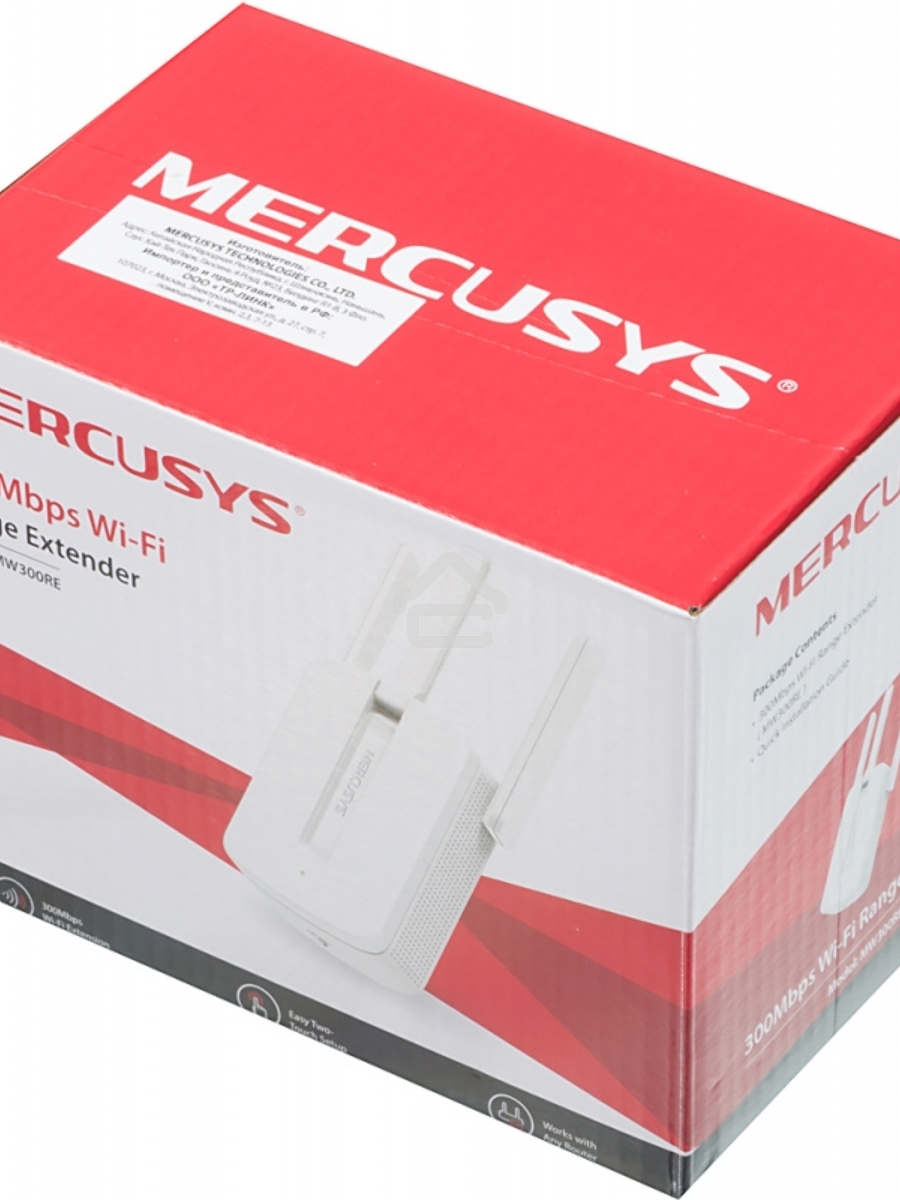 Усилитель Mercusys MW300RE 300Mbps Wi-Fi Range Extender