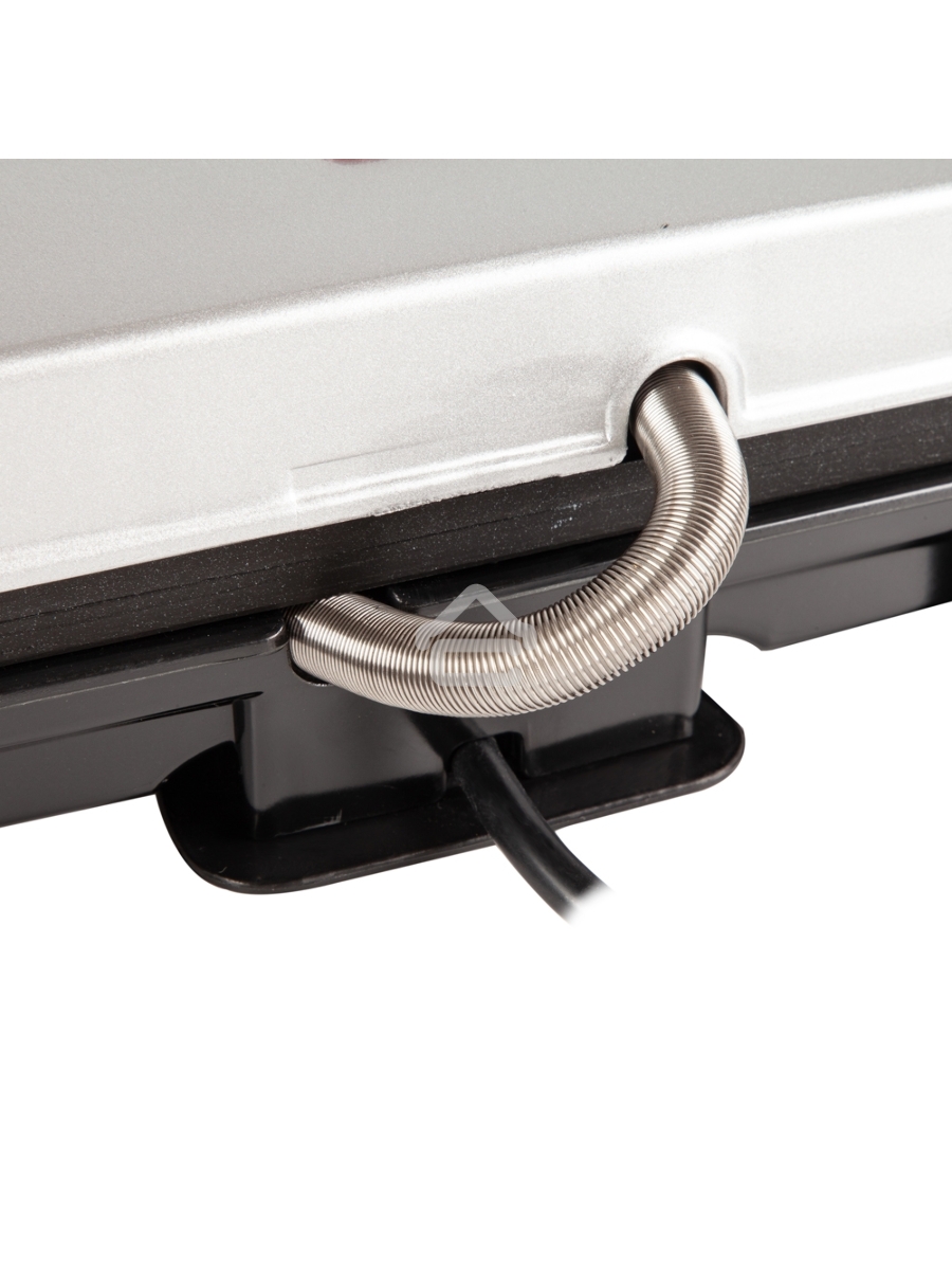 Электрогриль Endever Grillmaster 115, 1500 Вт, авто терморегулятор, антипригарное покрытие, индикатор нагрева, серебристый/черный