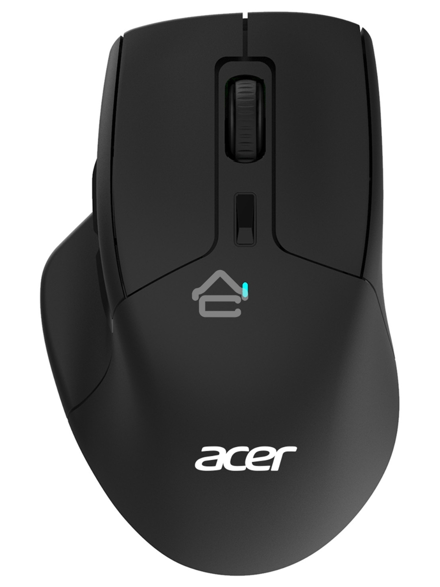 Мышь беспроводная Acer OMR150 черный, 1600 dpi, радиоканал, USB, кнопки - 6