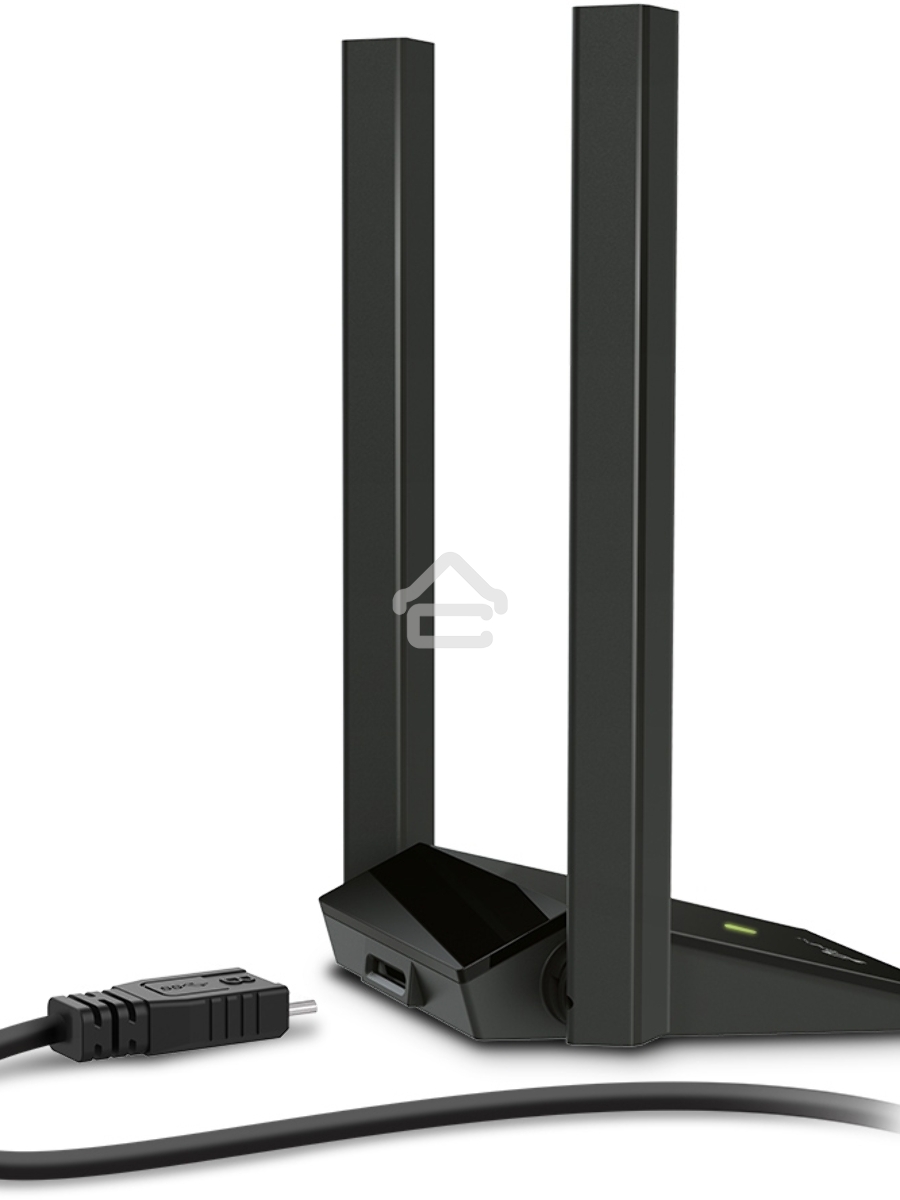 Адаптер TP-Link AC1300Mbps Dual-band High-Gain wireless USB adapter, 867Mbps at 5G and 400Mbps at 2.4G, two high gain antennas, USB 3.0, USB extension cable, support wave 2 MU-MIMO, full compatible with Windows and macOS.