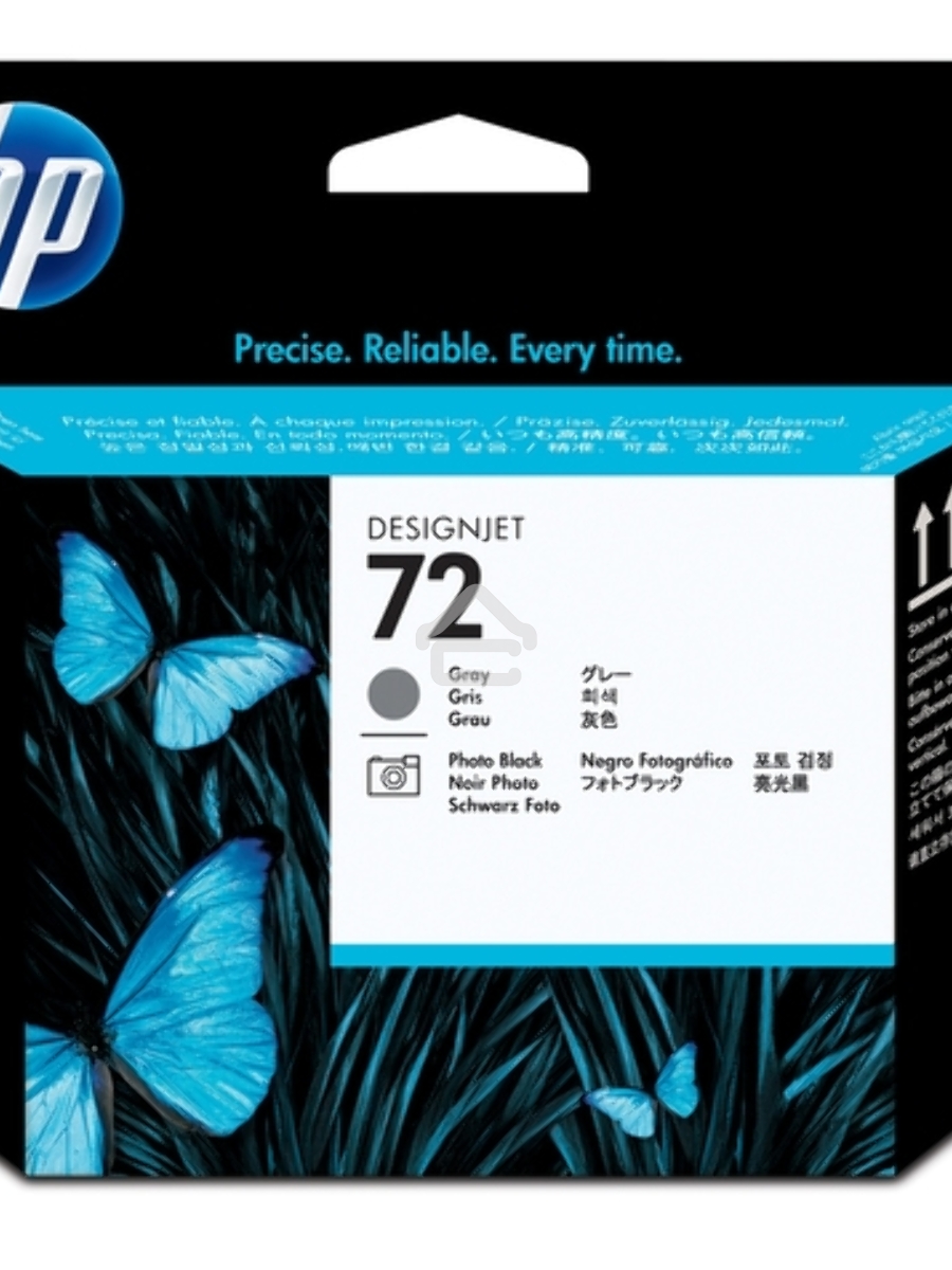 Печатающая головка HP №72 C9380A фото черный/серый печатающая головка для HP DJ T1100/T610