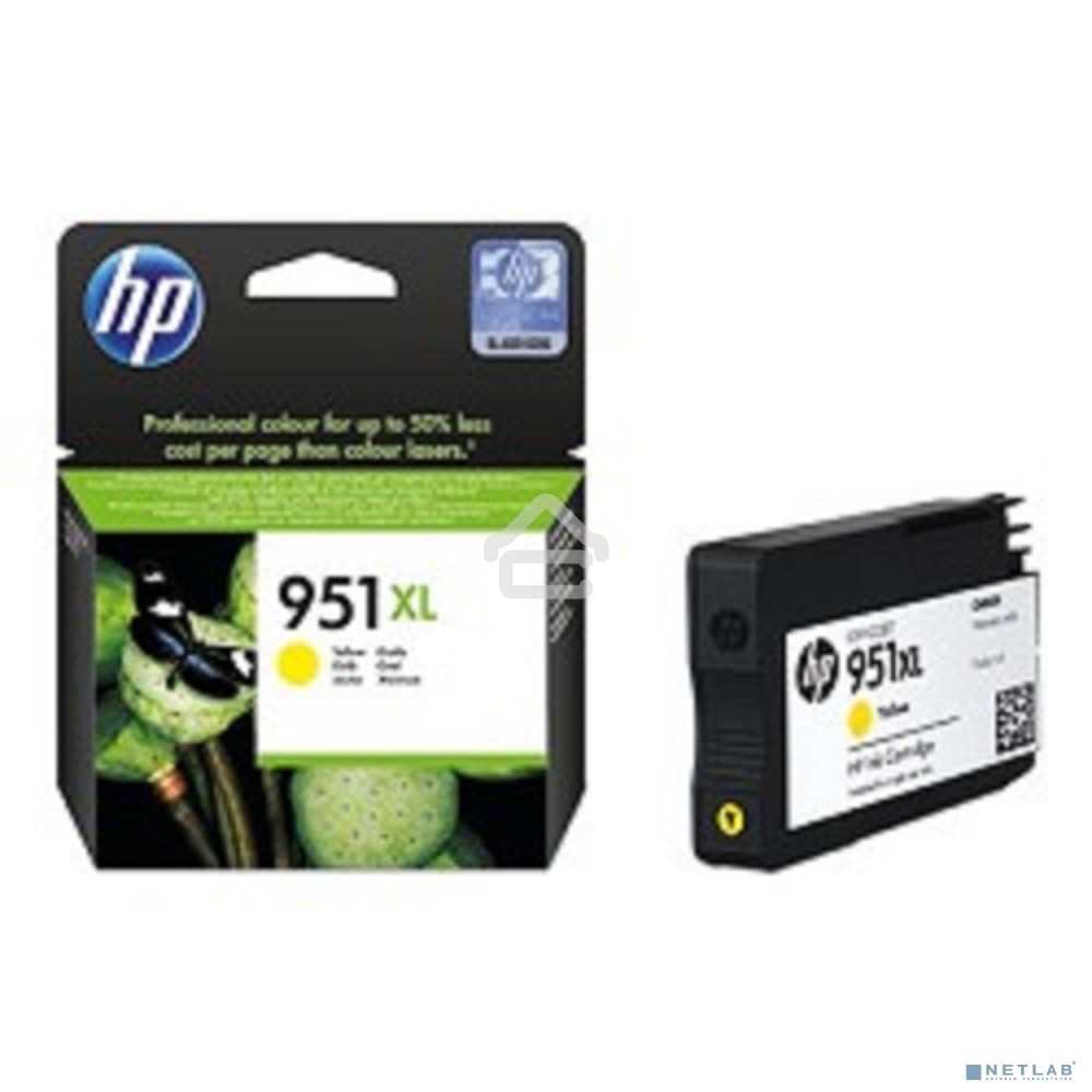 Картридж струйный HP 951XL CN048AE желтый для HP OJ Pro 8100/8600 (1500стр.)
