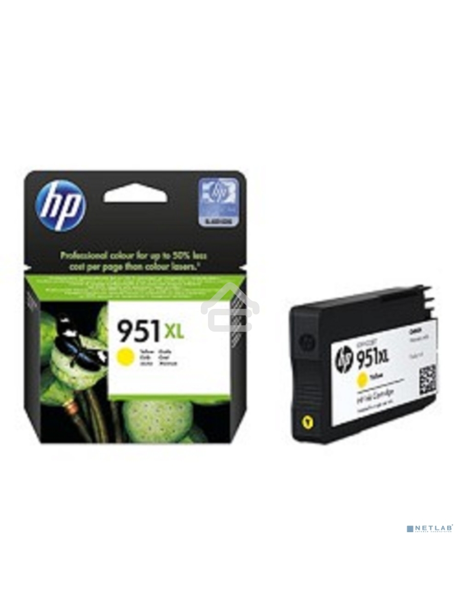 Картридж струйный HP 951XL CN048AE желтый для HP OJ Pro 8100/8600 (1500стр.)