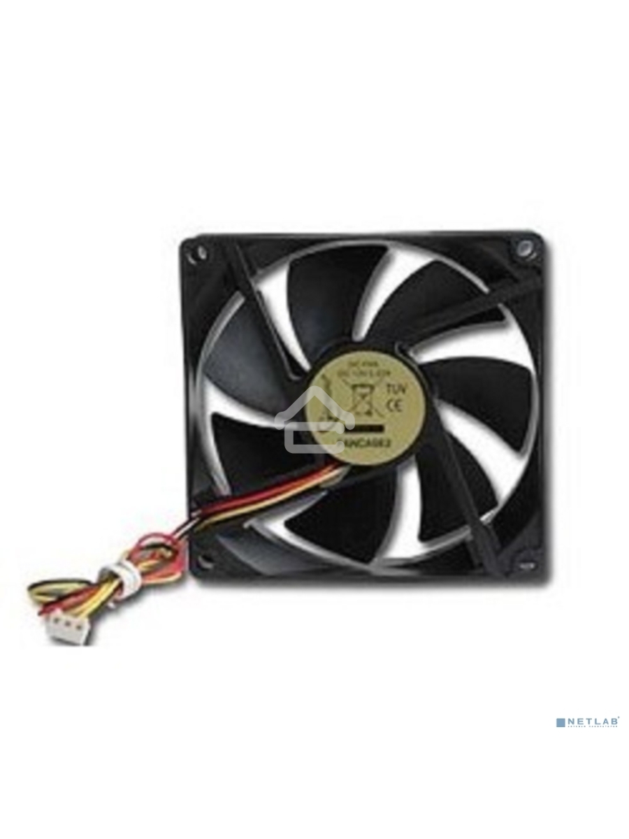 Вентилятор для корпуса Gembird FANCASE2/BALL черный, 90 мм, 2500 об/мин, 26 дБ, 3 pin