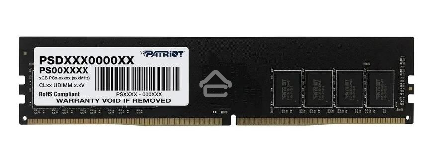 Оперативная память Patriot Signature, DDR4, 8GB (1x8GB), 2666 MHz, CL19, без радиатора, SO-DIMM