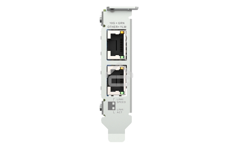 Сетевая карта QNAP QXG-10G2T Dual-port BASET 10GbE network expansion card; low-profile form factor; PCIe Gen3 x4