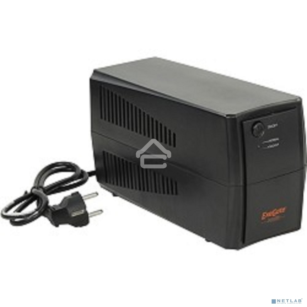 Источник бесперебойного питания ExeGate EP244541RUS Power Back BNB-400<400VA, Black, 2 евророзетки>