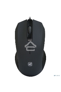 Мышь проводная Defender MM-310 черный, 1000 dpi, USB, кнопки - 3