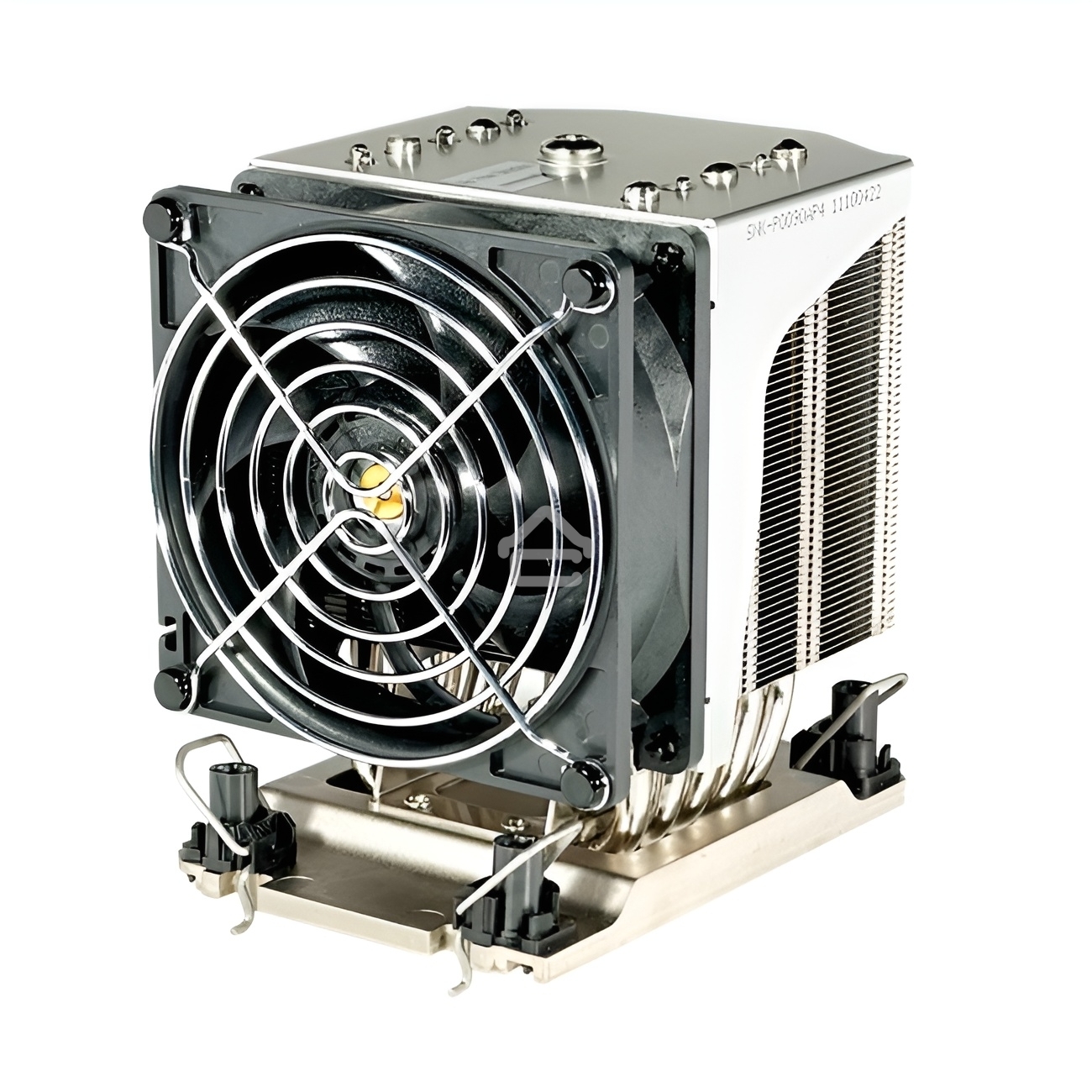 Кулер Ablecom ACL-S41130 серебристый 90 мм алюминий/медь 4700 об/мин, 46 дБ, 4 pin, 400 Вт, 124.5 мм