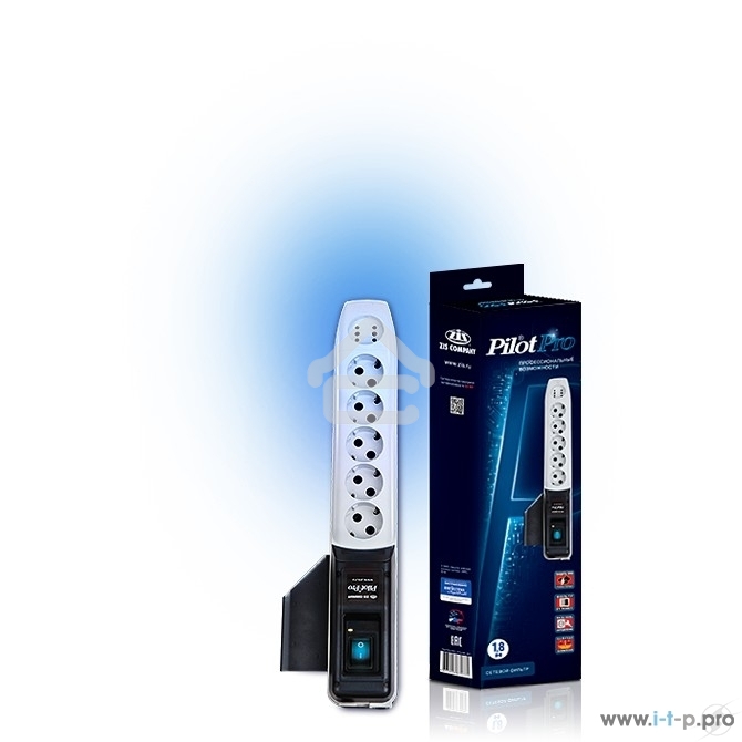 Сетевой фильтр ZIS Фильтр Pilot - Pro 5 евро, 1 росс. 10 м арт. 028
