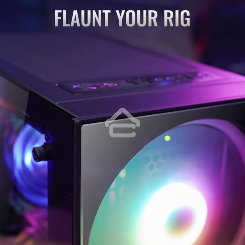 Компьютерный корпус Aerocool / Formula Python (3xUSB, 2xAudio, 0.5 мм,2x200 мм FAN, прозрачная стенка-закаленное стекло, ATX, без БП)