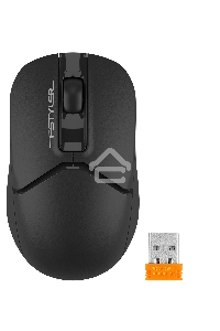 Мышь беспроводная A4Tech Fstyler FG12S черный, 1200 dpi, радиоканал, USB, кнопки - 3