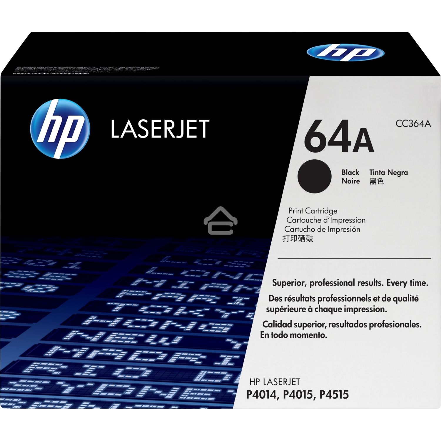 Картридж лазерный HP CC364A черный LJ P4014/4015/4515 (10000стр.)