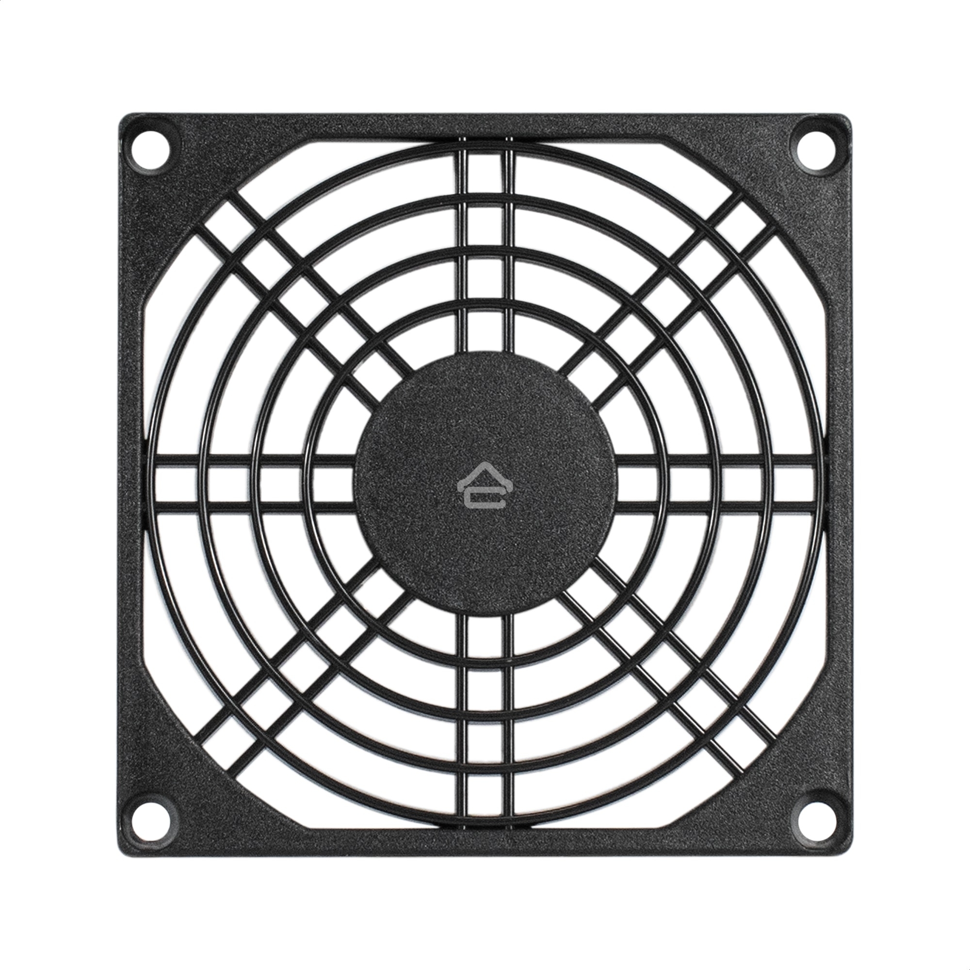 Решетка для вентилятора 90x90 ExeGate EG-090PSB (90x90 мм, пластиковая, квадратная, черная)