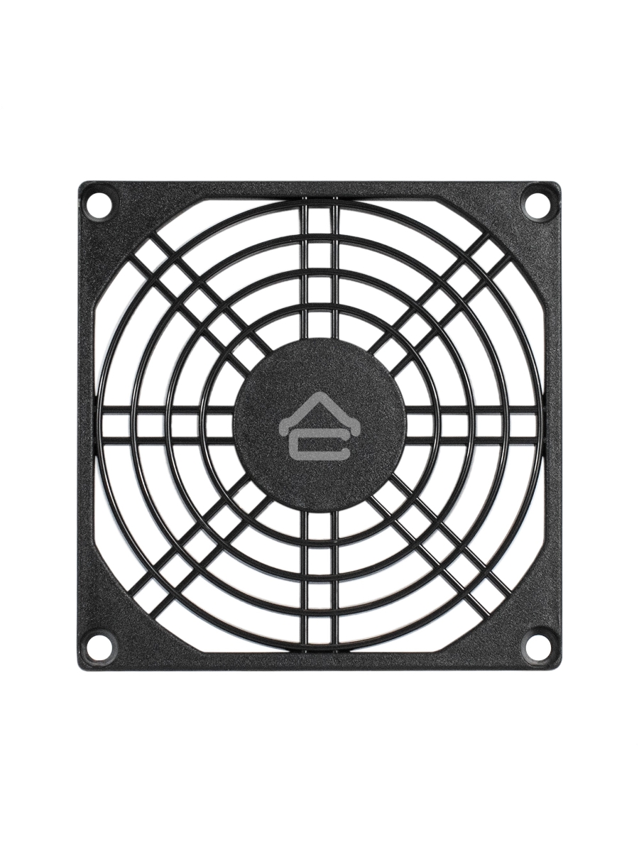 Решетка для вентилятора 90x90 ExeGate EG-090PSB (90x90 мм, пластиковая, квадратная, черная)