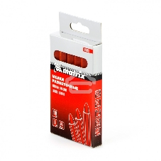 Мелки Matrix разметочные восковые красные, 120 мм, коробка 6 шт