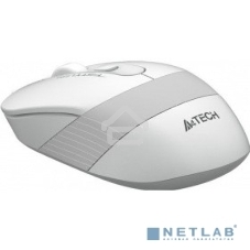 Мышь беспроводная A4Tech Fstyler FG10 белый/серый, 2000 dpi, радиоканал, USB, кнопки - 4
