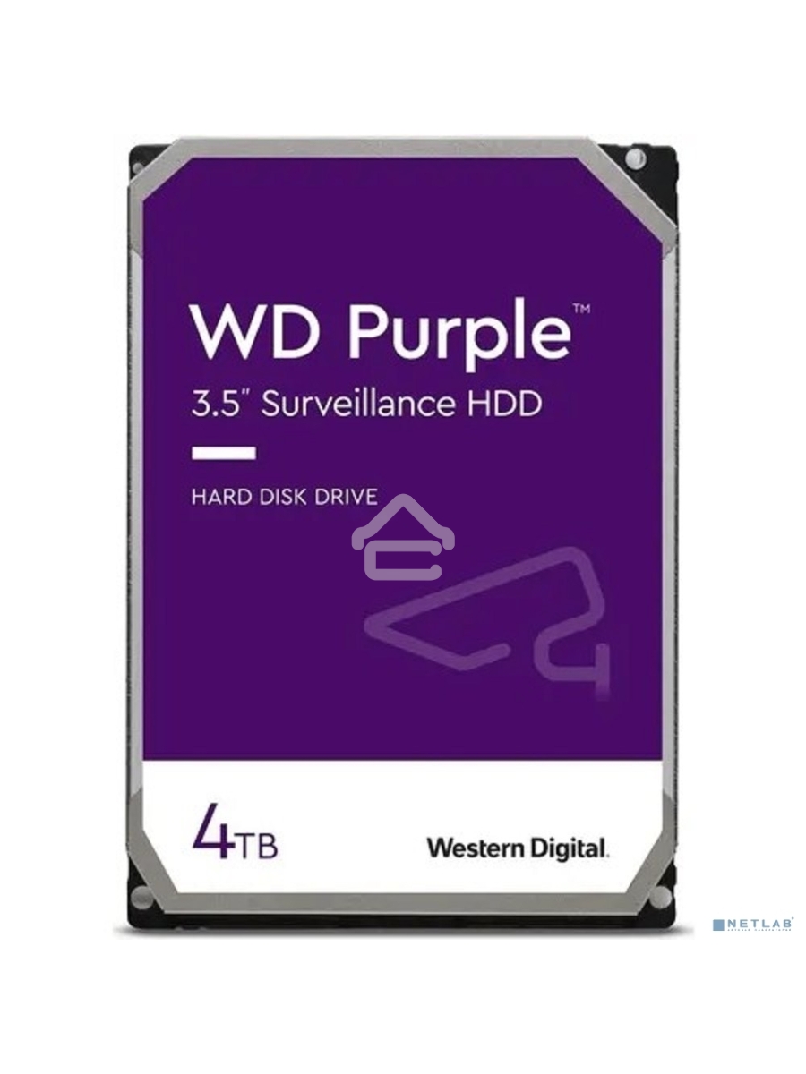 Жесткий диск Western Digital 4TB 5400rpm Purple (WD43PURZ) {Serial ATA III, 256Mb, 3.5
