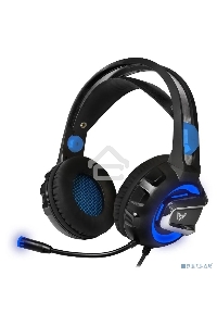 Гарнитура игровая Crown CMGH-3001 черный/синий