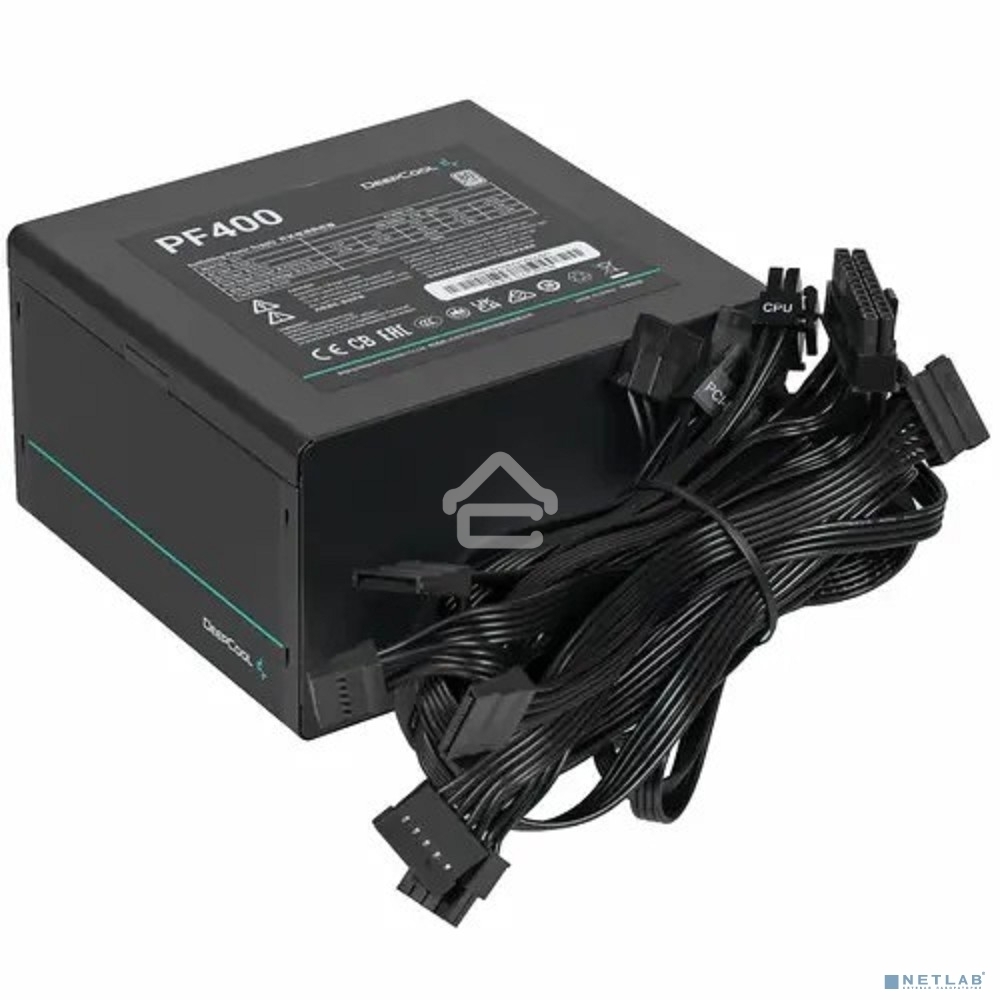 Блок питания Deepcool/GamerStorm PF400, 400Вт, 80 PLUS, 120мм, черный
