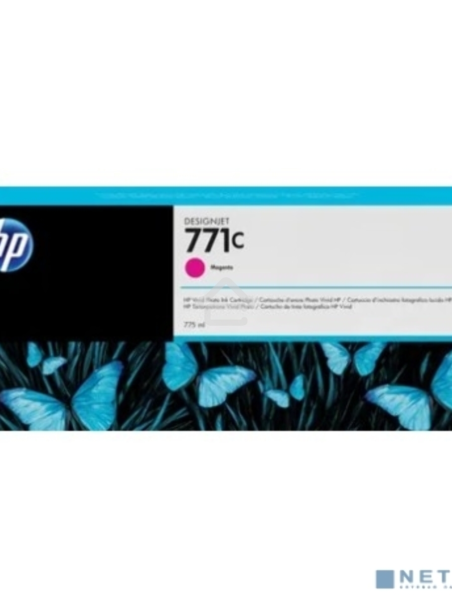Картридж струйный HP №771C B6Y09A пурпурный для HP DJ Z6200 (775мл)