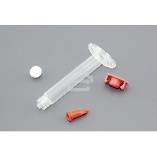 Промышленный шприц 3 мл с красной крышкой 10 шт