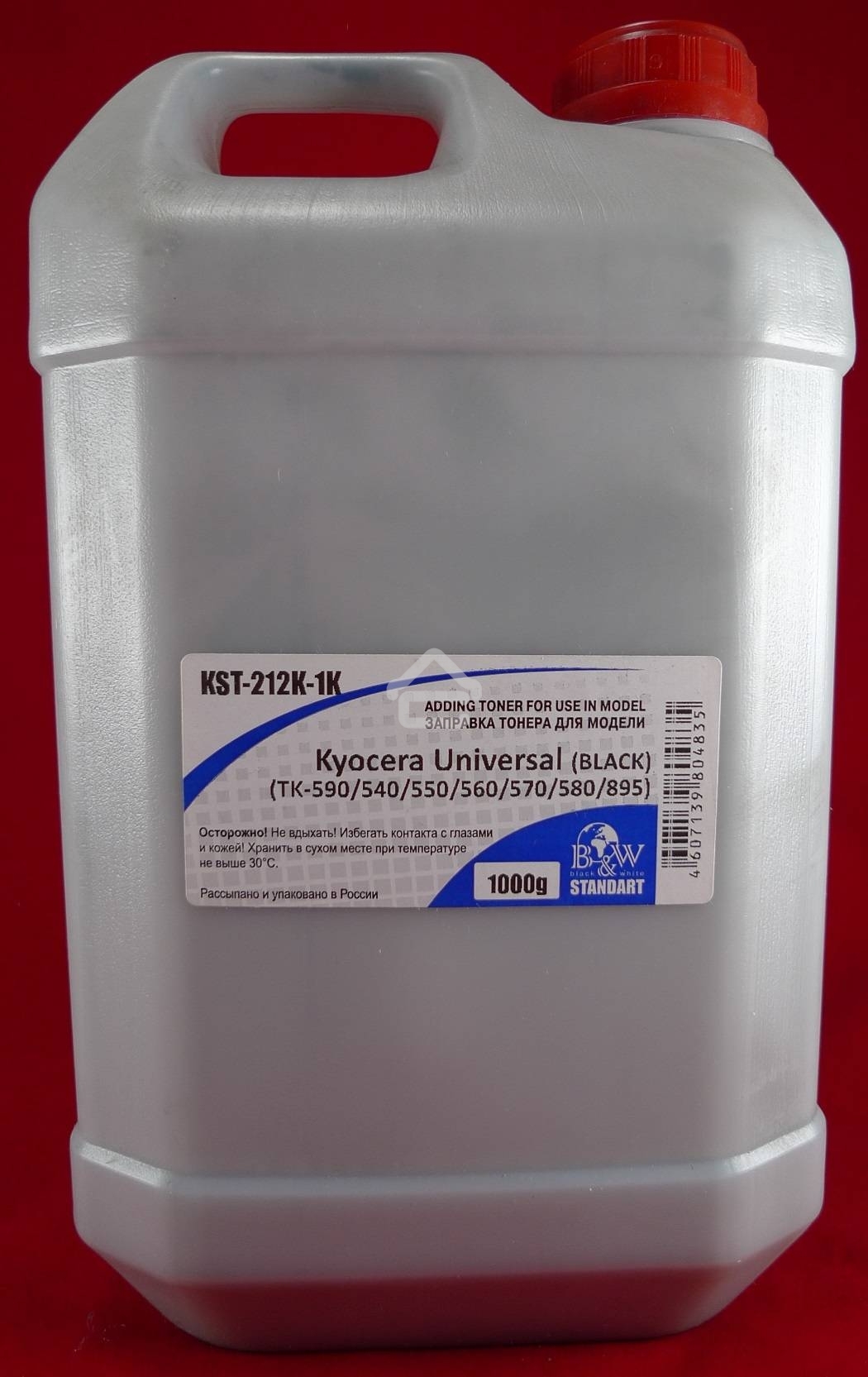 Тонер Kyocera Universal (TK-590/540/550/560/570/580/895) black (кан. 1кг) B&W Standart (Tomoegawa) фас России