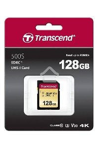 Флеш карта SD 128GB Transcend SDХC UHS-I U3, MLC