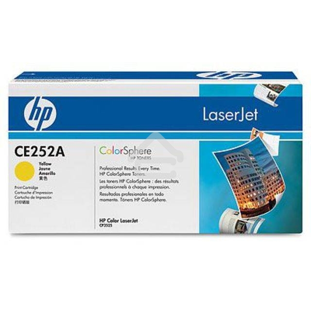 Картридж лазерный HP CE252A желтый для CLJ CM3530/CP3525 7000стр.