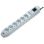 Сетевой фильтр Pilot GL 6 розеток (5 евро + 1 без заземления) 10 м Surge protector Pilot GL 6 outlets (5 euro + 1 without ground) 10A / 2.2kVt, 10m