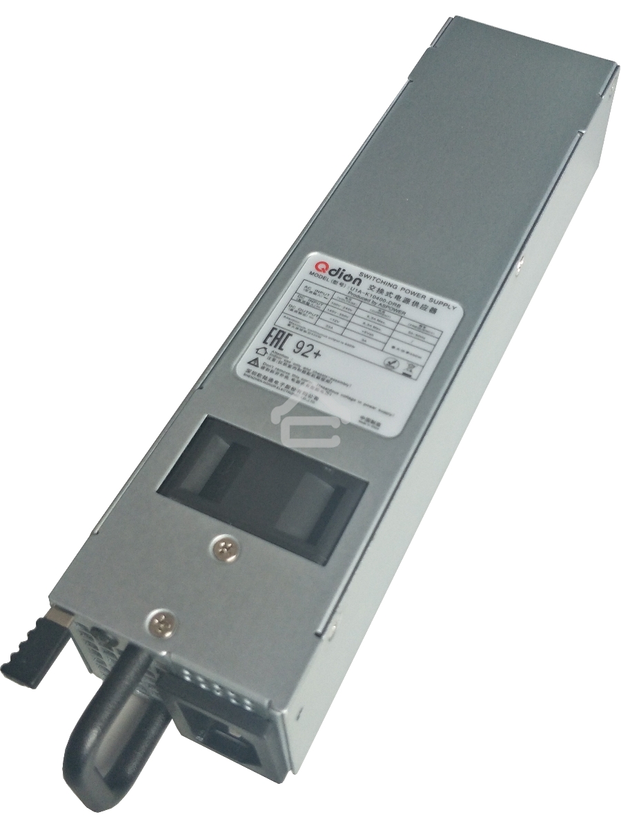 Серверный блок питания Qdion U1A-K10400-DRB (FPP-U1A-K10400-DRB) 1U Slim 400W (ШВГ=50.5*40*196mm), 80 PLUS Golg, Oper.temp 0C~50C, AC/DC dual input