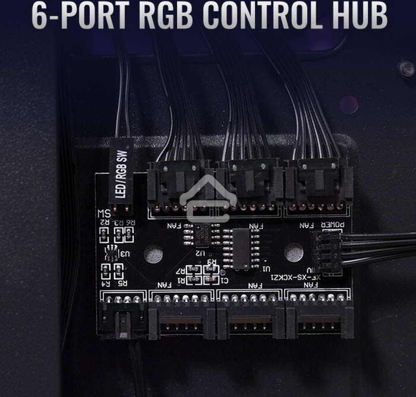 Компьютерный корпус Aerocool / Formula Python (3xUSB, 2xAudio, 0.5 мм,2x200 мм FAN, прозрачная стенка-закаленное стекло, ATX, без БП)