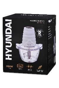 Измельчитель электрический Hyundai HYC-G2110 1л. 200Вт белый