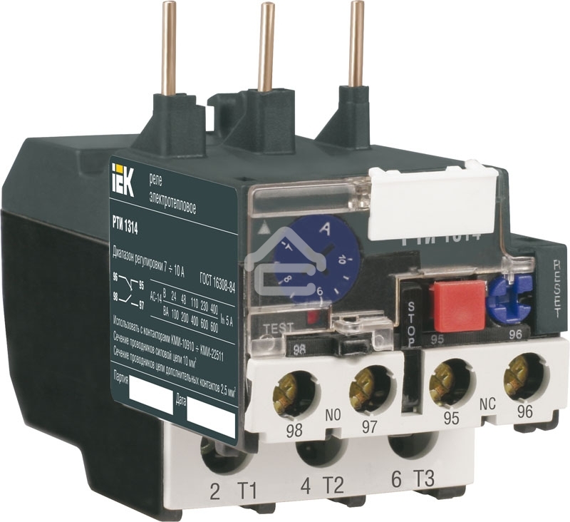 Реле тепловое РТИ 1305 0.63-1.0А ИЭК DRT10-C063-0001