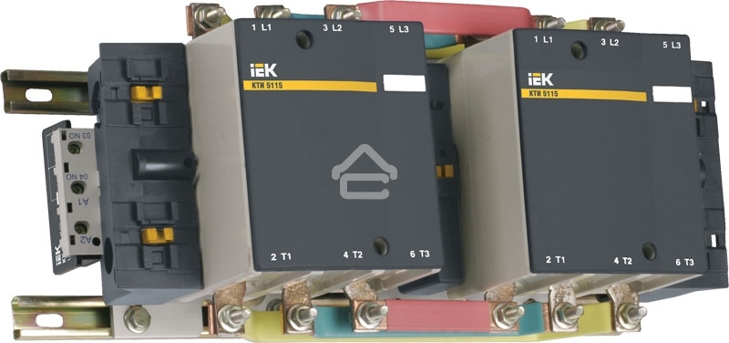 Контактор КТИ-51503 реверс 150А 230В/АС3 ИЭК KKT53-150-230-10