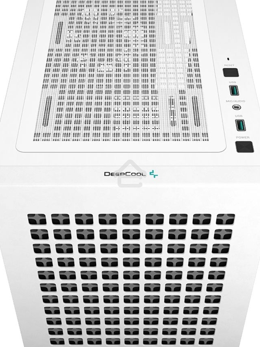 Компьютерный корпус Deepcool CH370 белый без БП mATX 1x120mm 1xUSB2.0 1xUSB3.0 audio bott PSU