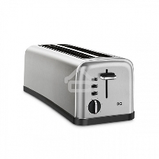 Тостер BQ T2003 Steel-Black, Мощность 1500 Вт, 6 степеней поджаривания