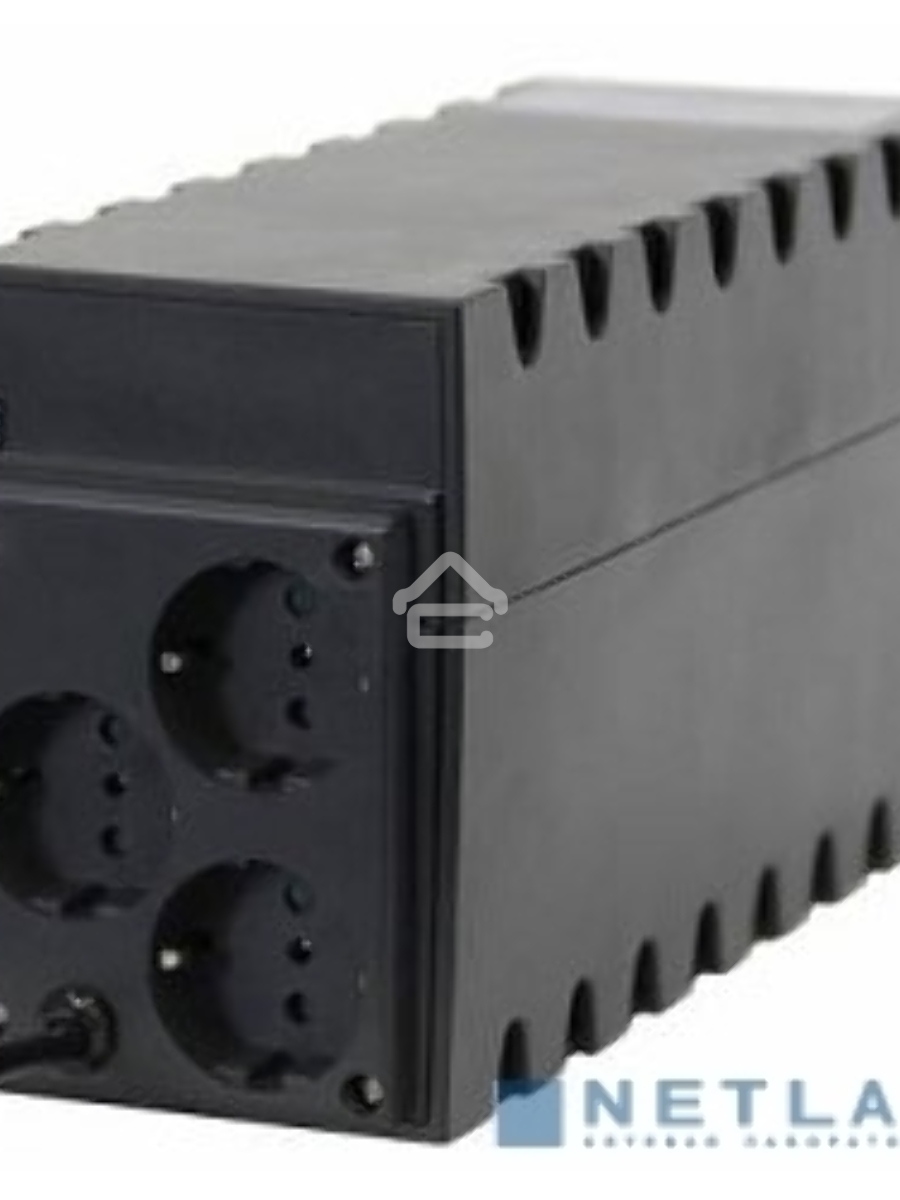 Источник бесперебойного питания Powercom Raptor RPT-600A EURO 360Вт 600ВА черный