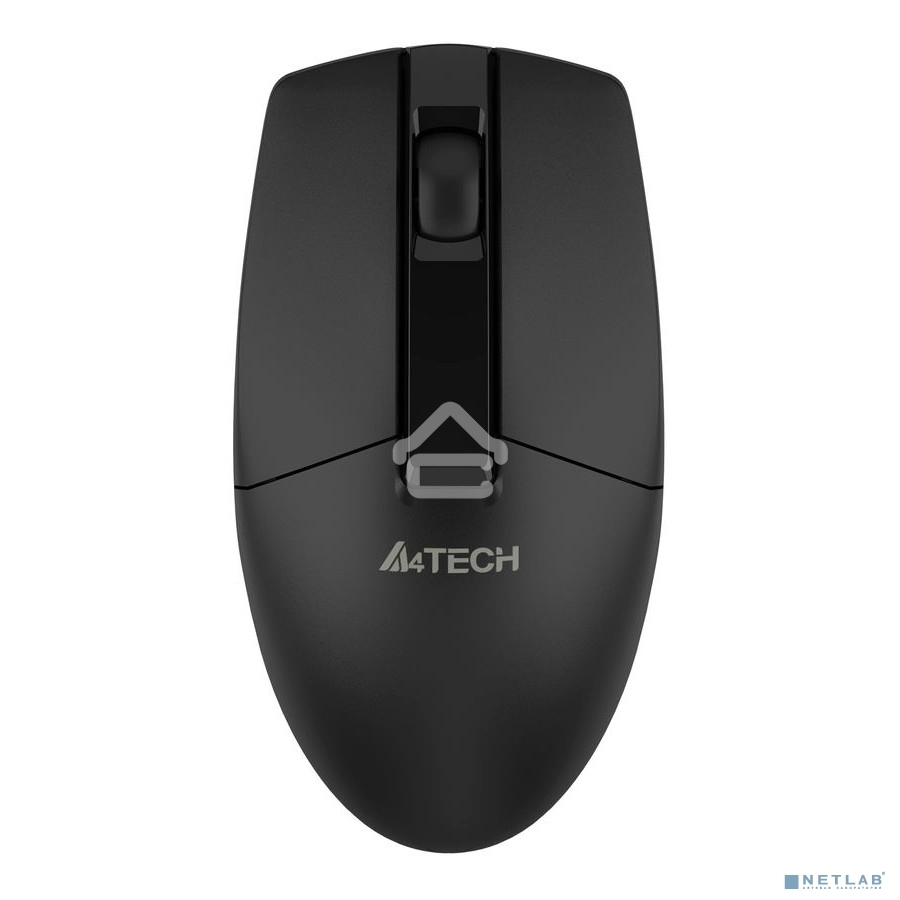 Мышь беспроводная A4Tech G3-330N черный, 1200 dpi, радиоканал, USB, кнопки - 3