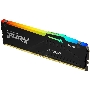 Оперативная память Kingston Fury Beast, DDR5, 32GB (1x32GB), 6000MHz, CL30, с радиатором, RGB, черный