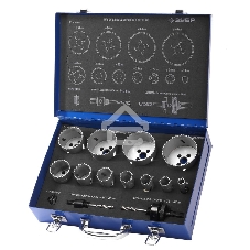 Набор коронок ЗУБР ЭКСПЕРТ 29531-H1Bi-metal глубина сверл.38мм d14/20/22/25/30/35/40/51/60/64/67мм