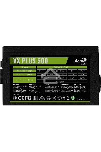 Блок питания Aerocool / Formula VX-500 PLUS, 500Вт 120мм, черный