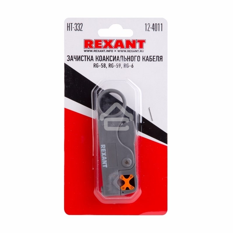Инструмент для зачистки коаксиального кабеля Rexant HT-332 RG-58, RG-59, RG-6